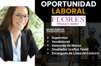 Trabaja con Nosotros Textil Flores y Compañía S.A.